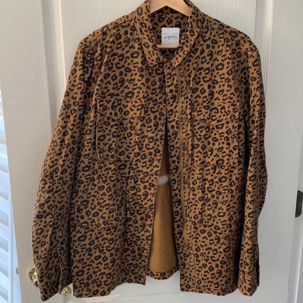Leopard print CJLA jacket
